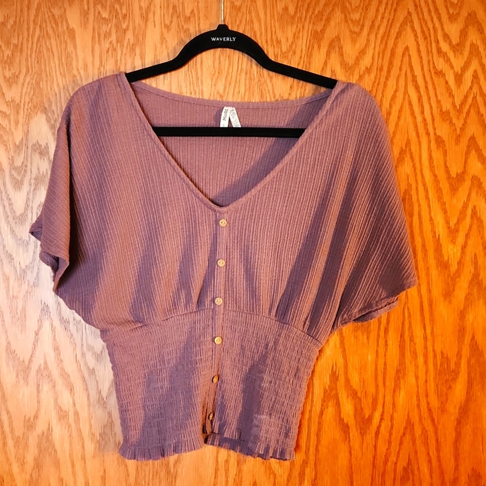 Size small Mauve cropped top,  size small,  Mudd brand